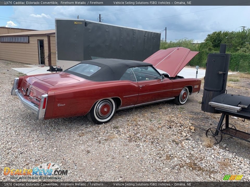 Firethorn Metallic 1976 Cadillac Eldorado Convertible Photo #8