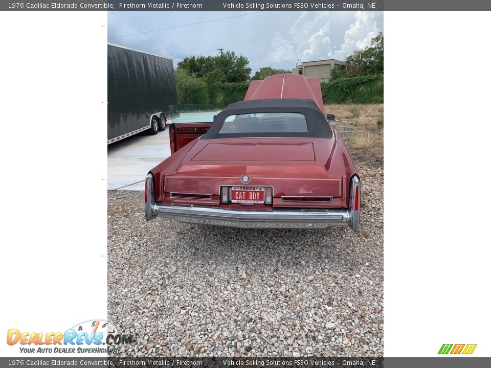 Firethorn Metallic 1976 Cadillac Eldorado Convertible Photo #9