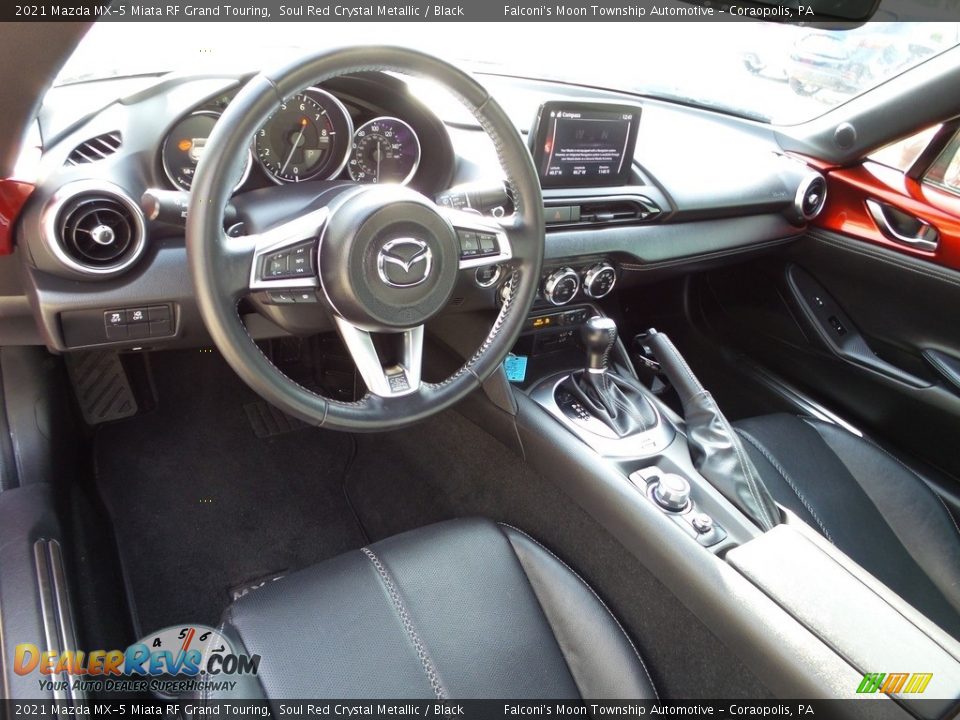 Black Interior - 2021 Mazda MX-5 Miata RF Grand Touring Photo #19