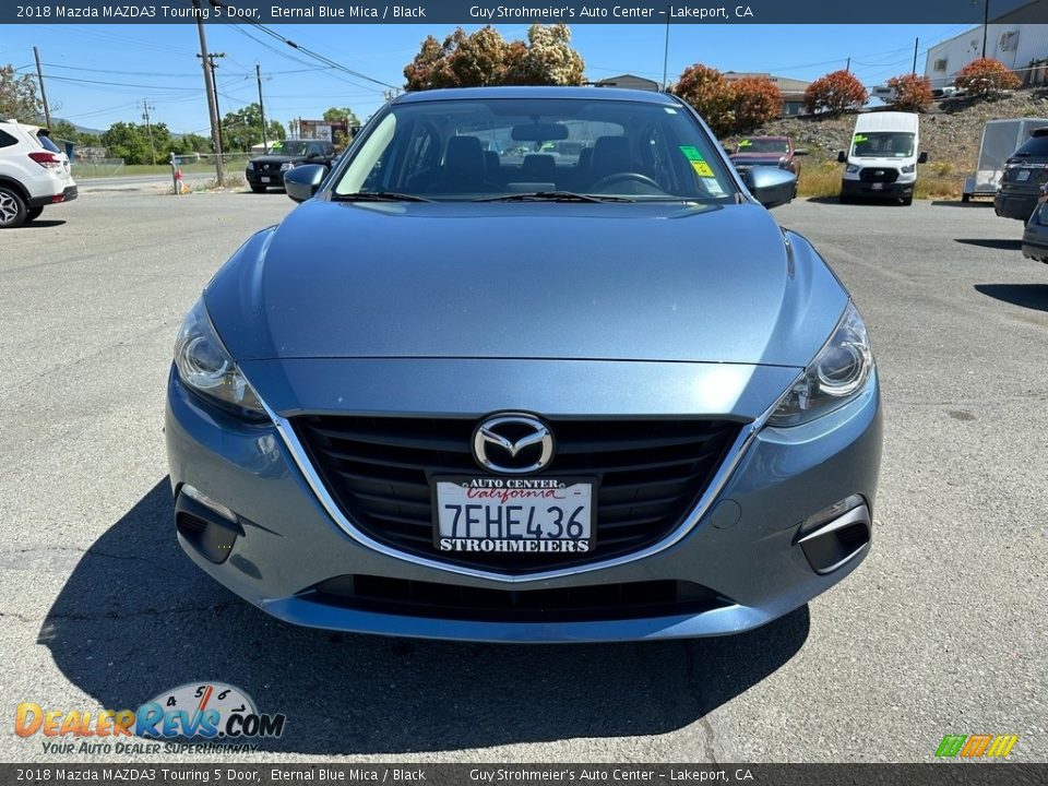 2018 Mazda MAZDA3 Touring 5 Door Eternal Blue Mica / Black Photo #2