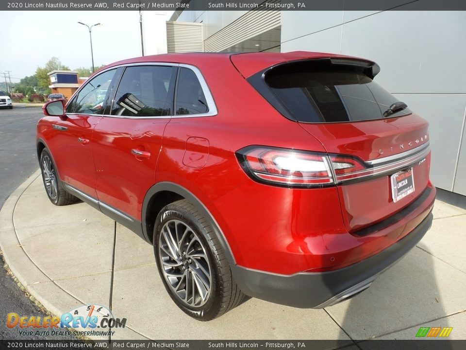 2020 Lincoln Nautilus Reserve AWD Red Carpet / Medium Slate Photo #3