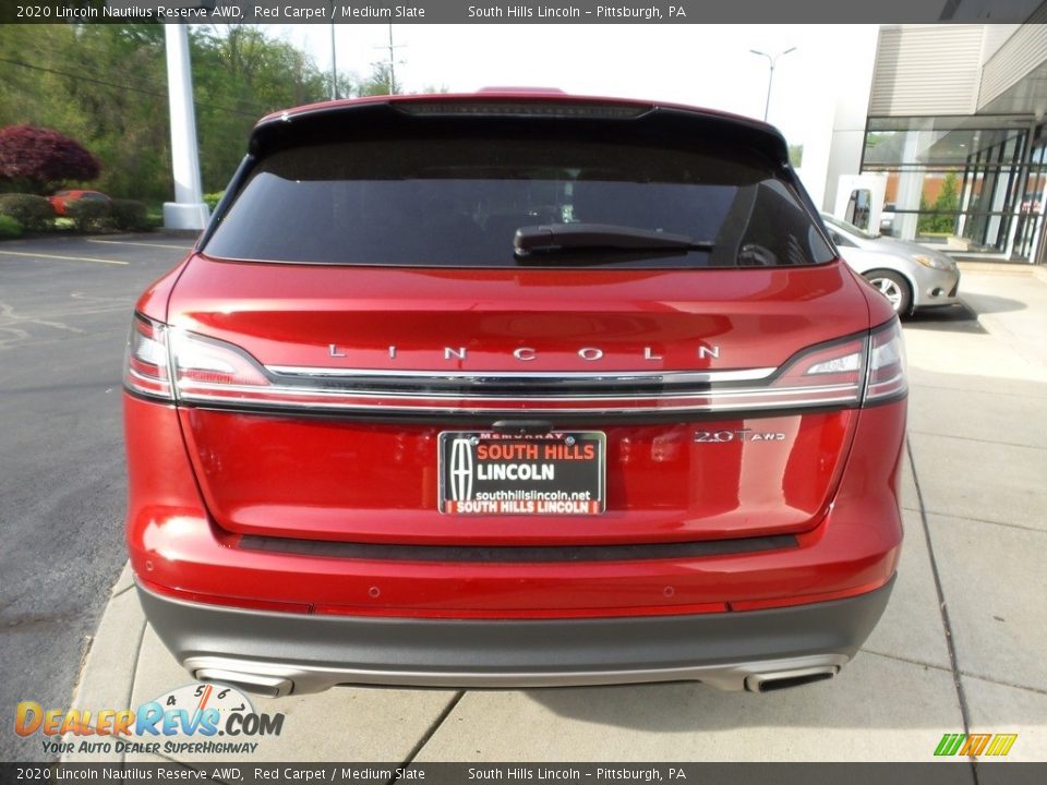 2020 Lincoln Nautilus Reserve AWD Red Carpet / Medium Slate Photo #4