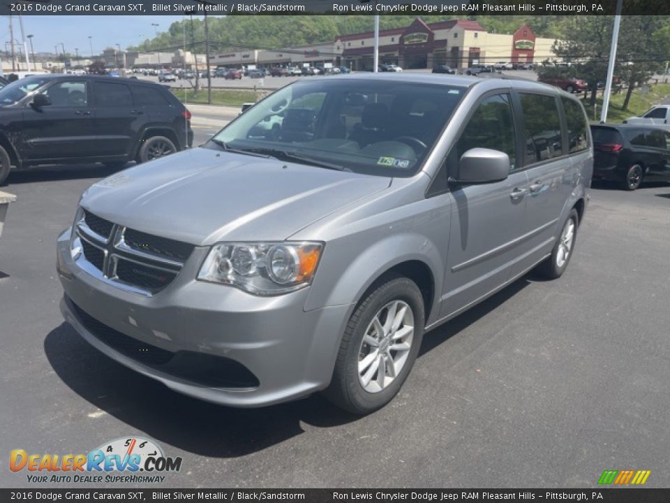 2016 Dodge Grand Caravan SXT Billet Silver Metallic / Black/Sandstorm Photo #1