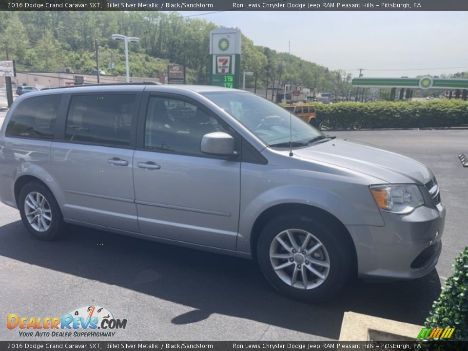 2016 Dodge Grand Caravan SXT Billet Silver Metallic / Black/Sandstorm Photo #4