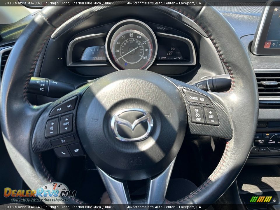 2018 Mazda MAZDA3 Touring 5 Door Steering Wheel Photo #8