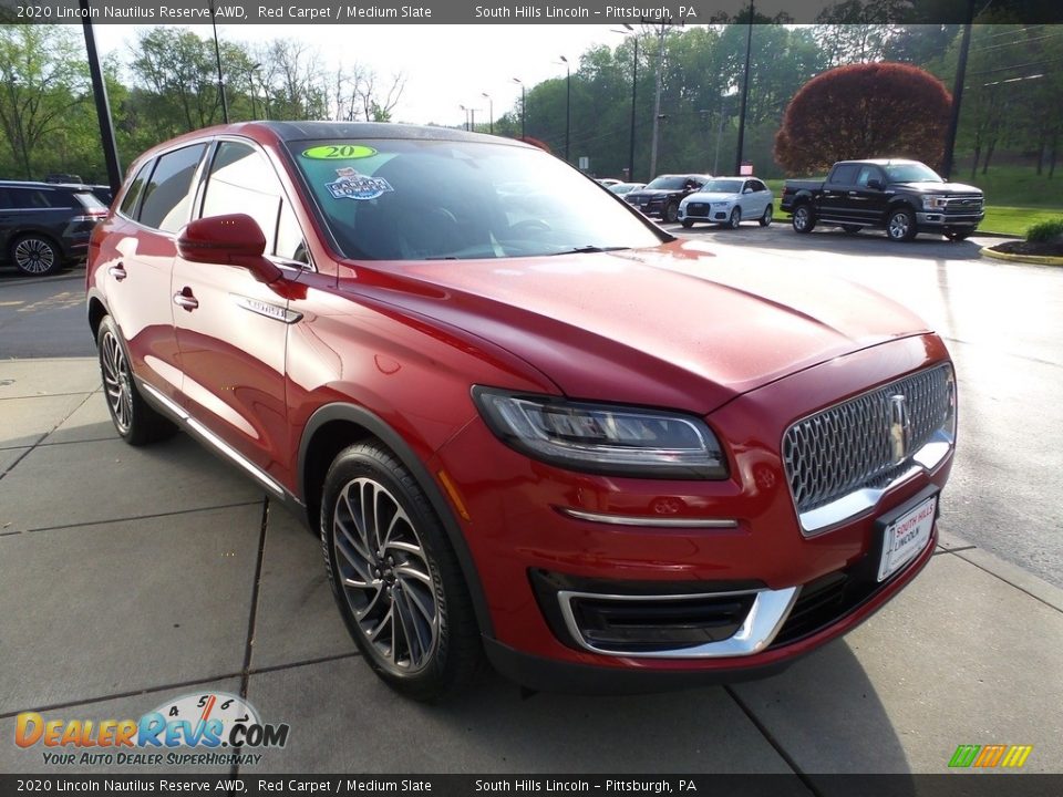 2020 Lincoln Nautilus Reserve AWD Red Carpet / Medium Slate Photo #8