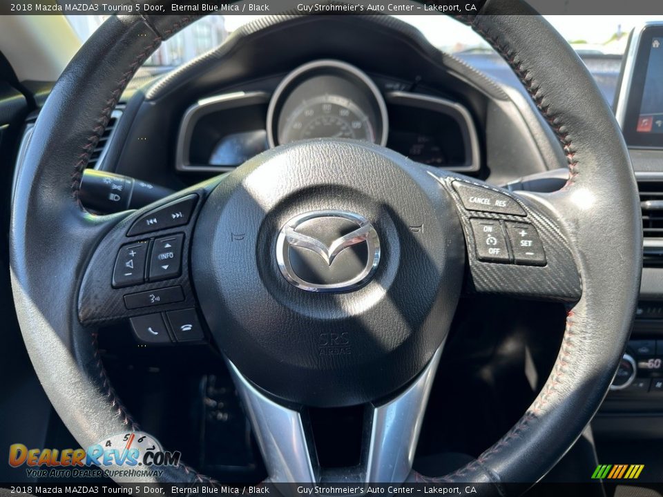 2018 Mazda MAZDA3 Touring 5 Door Eternal Blue Mica / Black Photo #9