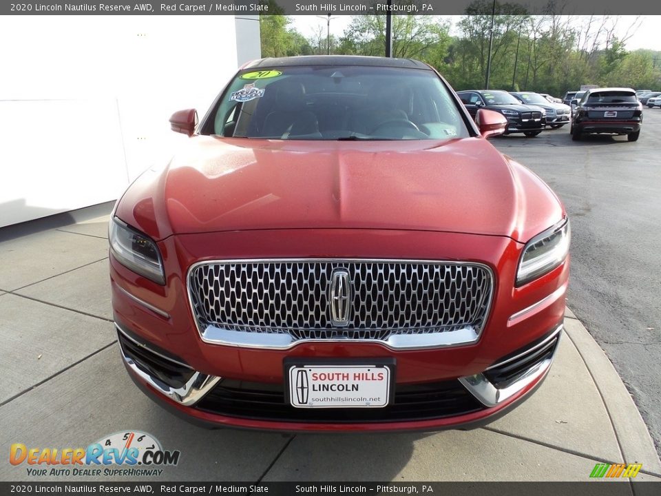 2020 Lincoln Nautilus Reserve AWD Red Carpet / Medium Slate Photo #9