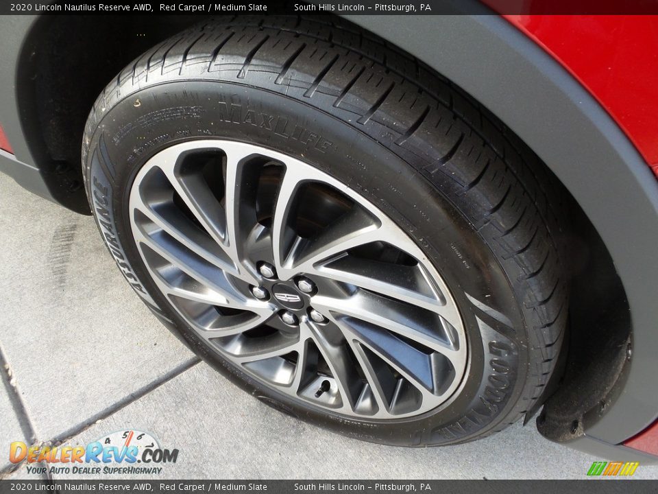 2020 Lincoln Nautilus Reserve AWD Red Carpet / Medium Slate Photo #10