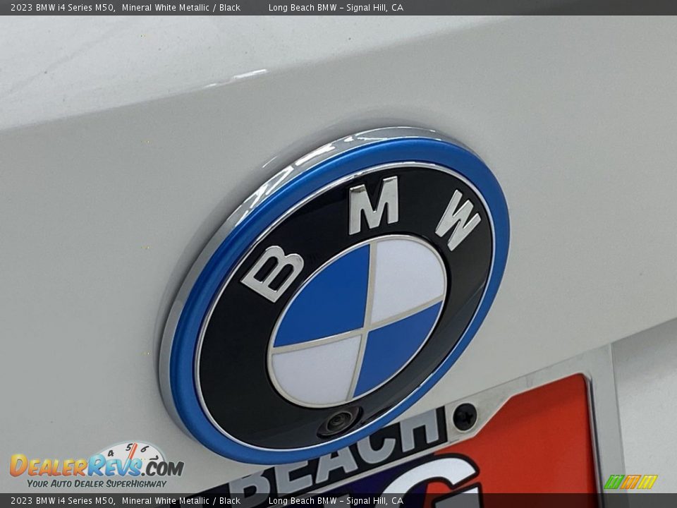 2023 BMW i4 Series M50 Mineral White Metallic / Black Photo #7