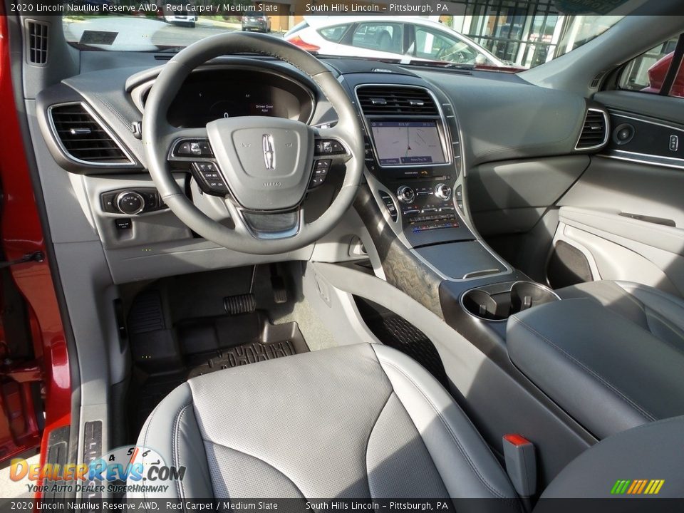 Medium Slate Interior - 2020 Lincoln Nautilus Reserve AWD Photo #17