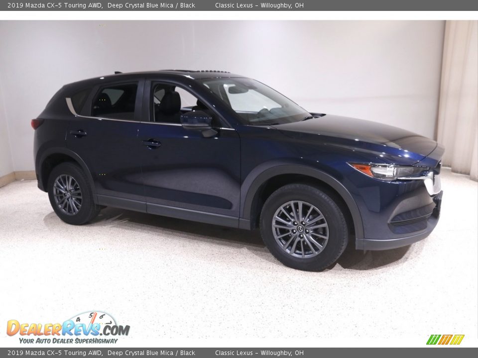 2019 Mazda CX-5 Touring AWD Deep Crystal Blue Mica / Black Photo #1