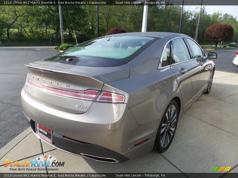 2019 Lincoln MKZ Hybrid Reserve II Iced Mocha Metallic / Cappuccino Photo #6