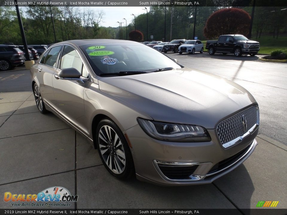 2019 Lincoln MKZ Hybrid Reserve II Iced Mocha Metallic / Cappuccino Photo #8