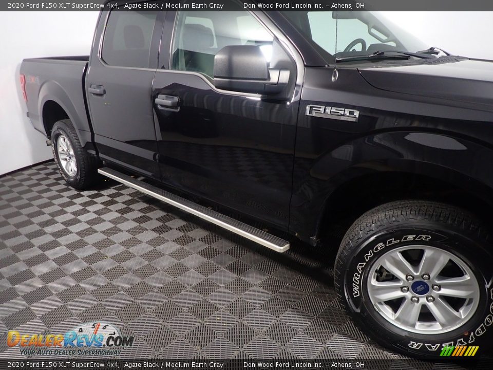 2020 Ford F150 XLT SuperCrew 4x4 Agate Black / Medium Earth Gray Photo #4
