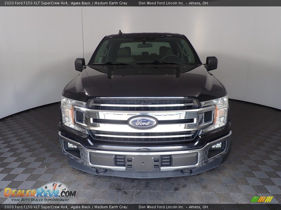 2020 Ford F150 XLT SuperCrew 4x4 Agate Black / Medium Earth Gray Photo #5