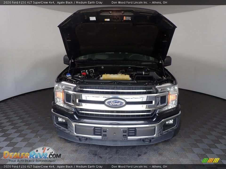 2020 Ford F150 XLT SuperCrew 4x4 Agate Black / Medium Earth Gray Photo #6