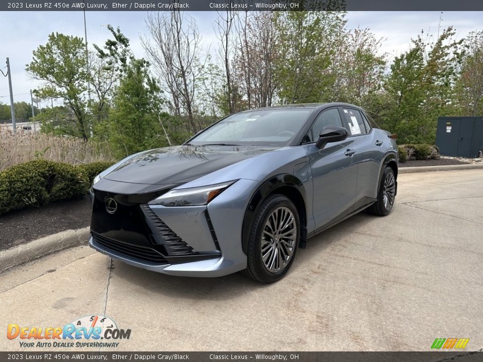 Front 3/4 View of 2023 Lexus RZ 450e AWD Luxury Photo #1