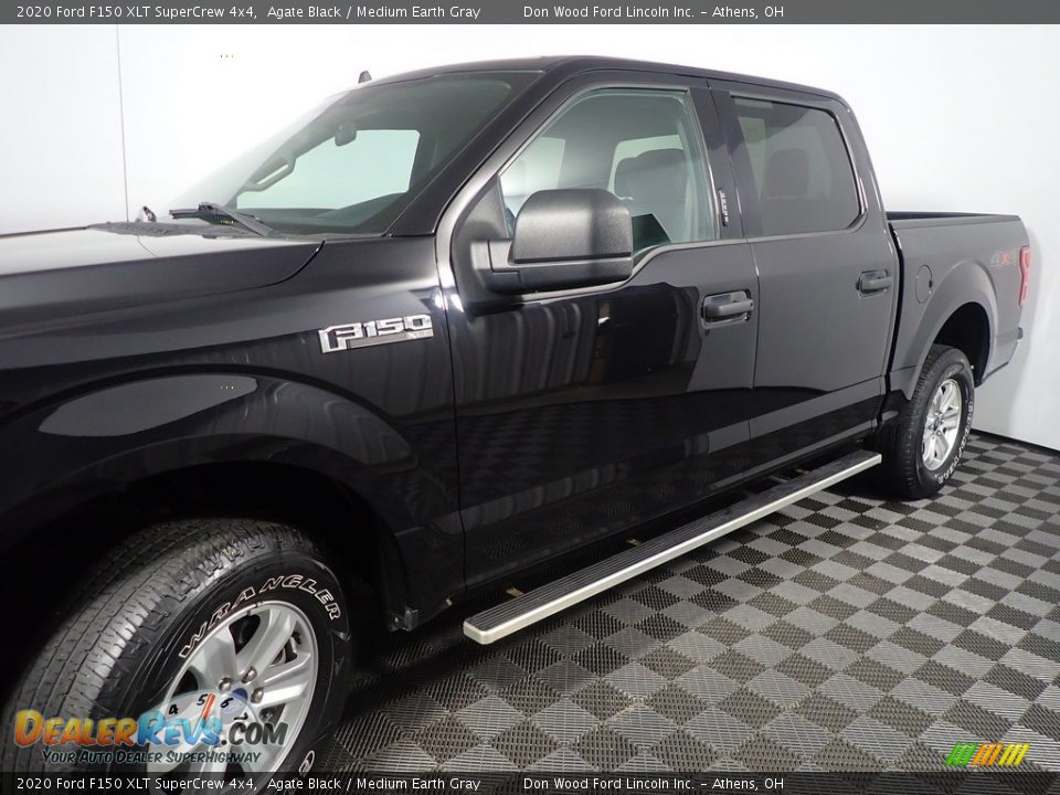 2020 Ford F150 XLT SuperCrew 4x4 Agate Black / Medium Earth Gray Photo #10