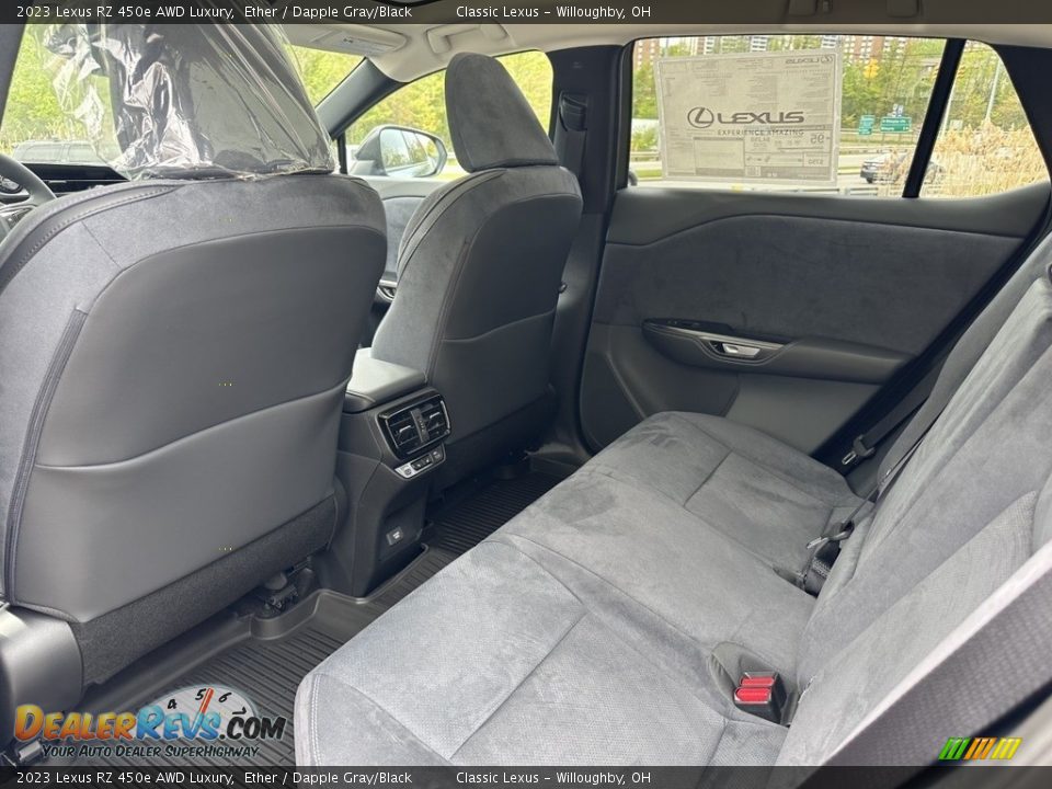 Rear Seat of 2023 Lexus RZ 450e AWD Luxury Photo #3