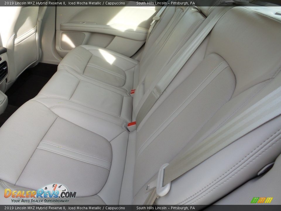 Rear Seat of 2019 Lincoln MKZ Hybrid Reserve II Photo #16