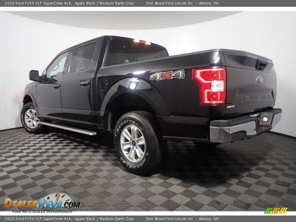 2020 Ford F150 XLT SuperCrew 4x4 Agate Black / Medium Earth Gray Photo #11