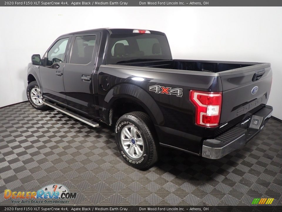 2020 Ford F150 XLT SuperCrew 4x4 Agate Black / Medium Earth Gray Photo #12