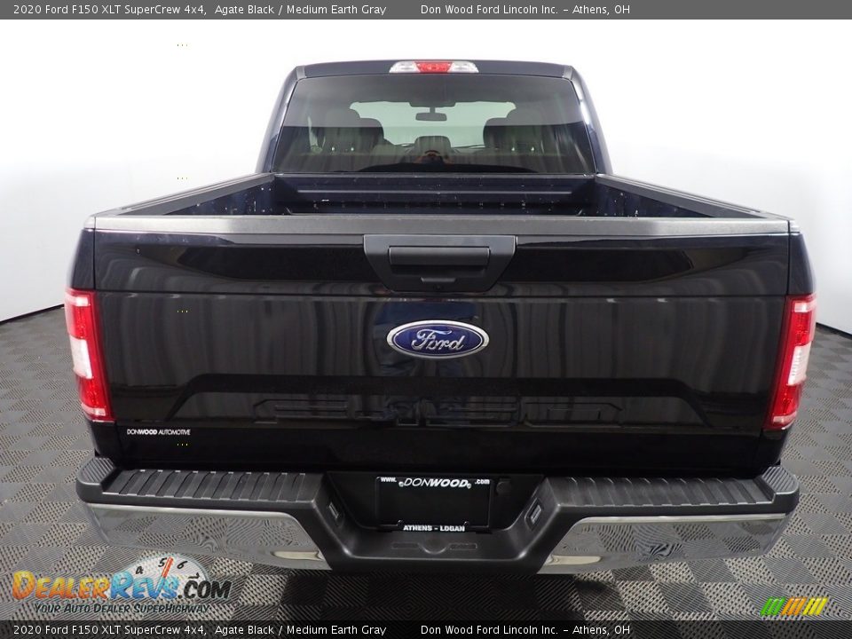 2020 Ford F150 XLT SuperCrew 4x4 Agate Black / Medium Earth Gray Photo #13