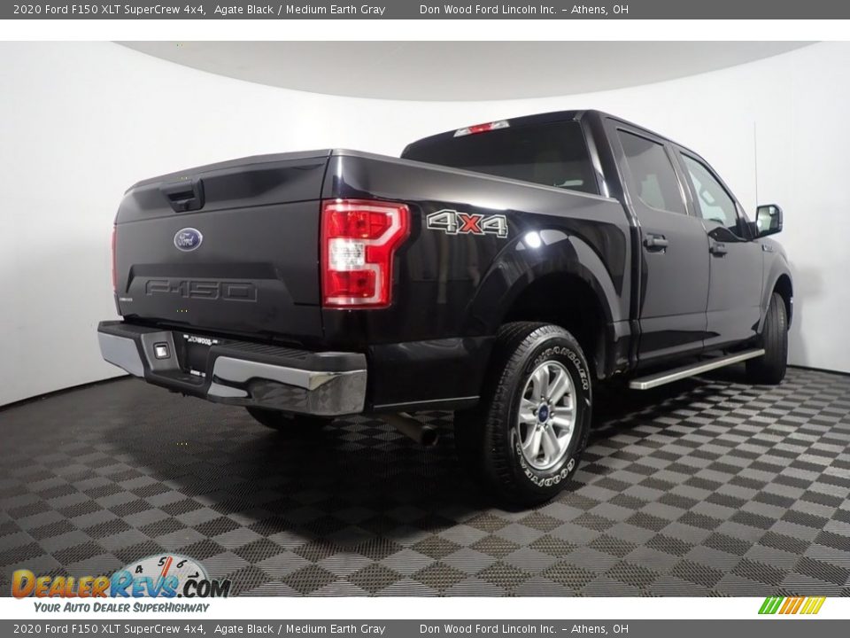 2020 Ford F150 XLT SuperCrew 4x4 Agate Black / Medium Earth Gray Photo #15