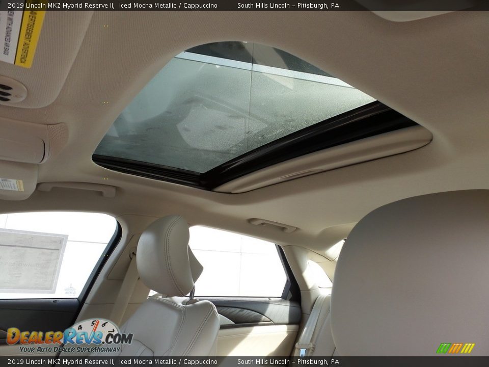 Sunroof of 2019 Lincoln MKZ Hybrid Reserve II Photo #20