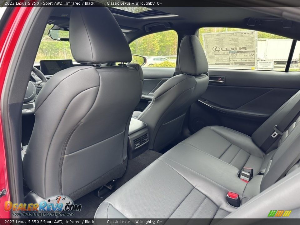 Rear Seat of 2023 Lexus IS 350 F Sport AWD Photo #3