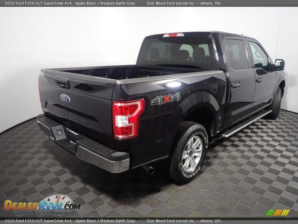 2020 Ford F150 XLT SuperCrew 4x4 Agate Black / Medium Earth Gray Photo #16