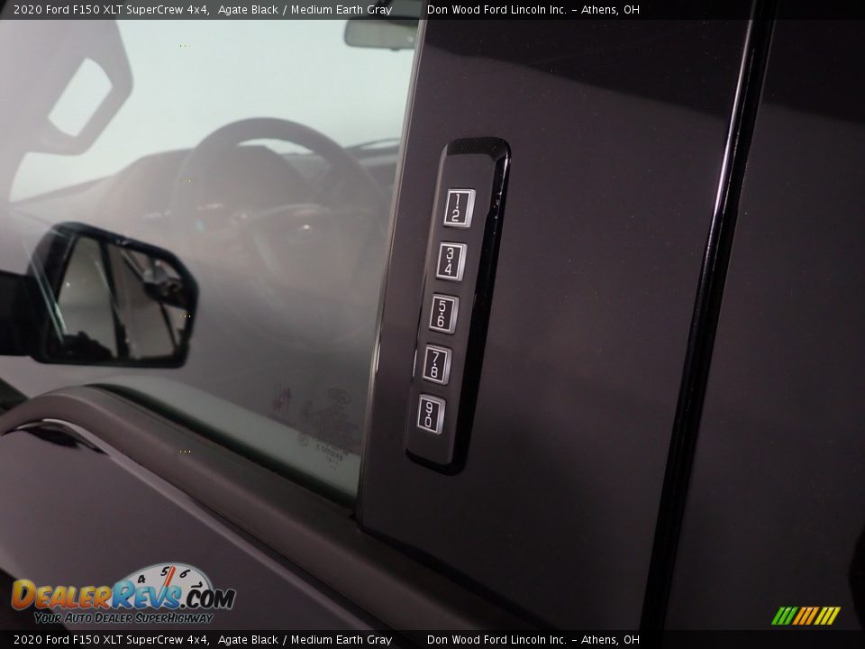 2020 Ford F150 XLT SuperCrew 4x4 Agate Black / Medium Earth Gray Photo #17