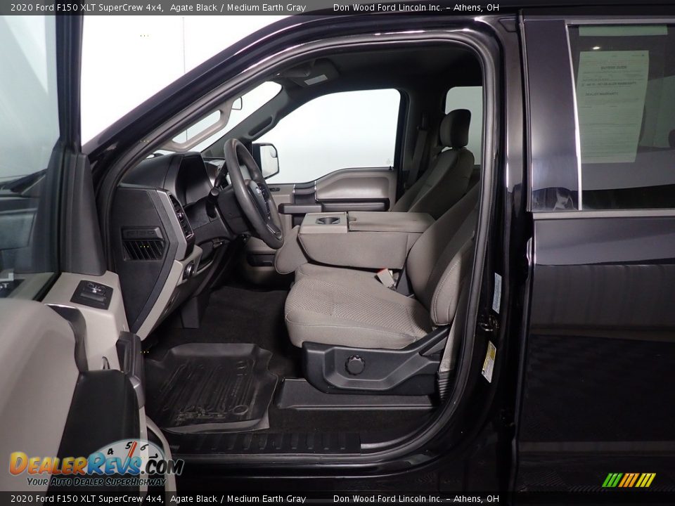 2020 Ford F150 XLT SuperCrew 4x4 Agate Black / Medium Earth Gray Photo #20