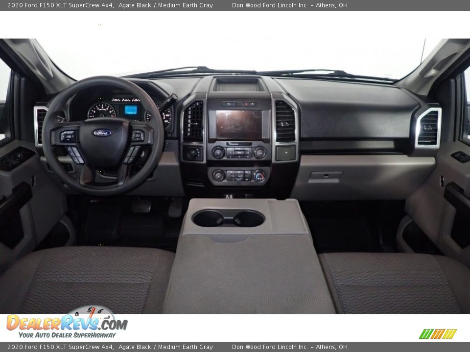 2020 Ford F150 XLT SuperCrew 4x4 Agate Black / Medium Earth Gray Photo #22