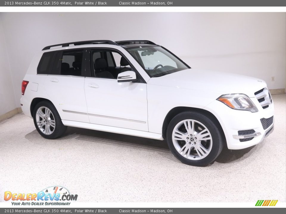 2013 Mercedes-Benz GLK 350 4Matic Polar White / Black Photo #1