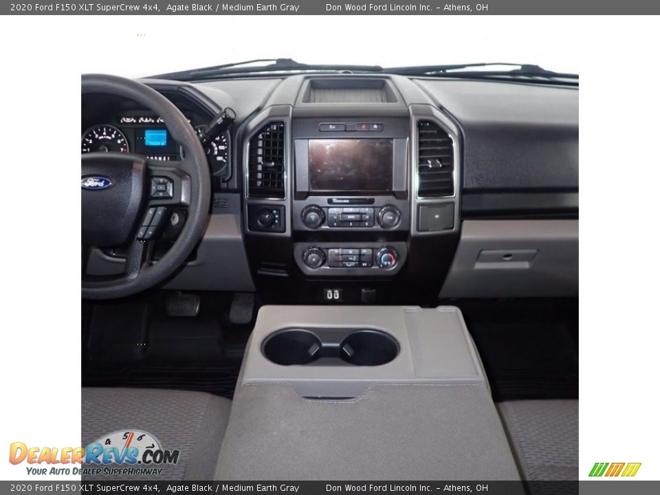 2020 Ford F150 XLT SuperCrew 4x4 Agate Black / Medium Earth Gray Photo #23