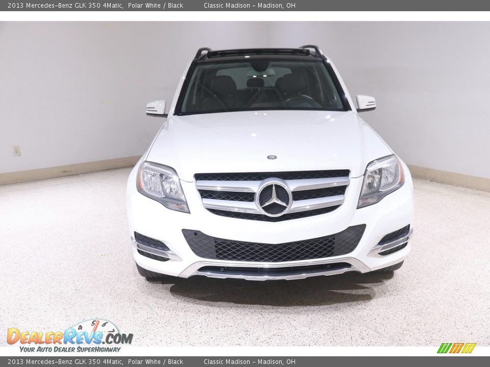 2013 Mercedes-Benz GLK 350 4Matic Polar White / Black Photo #2