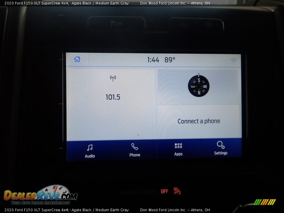 2020 Ford F150 XLT SuperCrew 4x4 Agate Black / Medium Earth Gray Photo #24