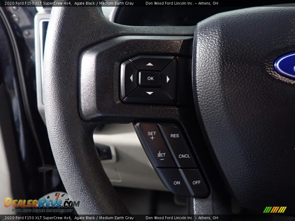2020 Ford F150 XLT SuperCrew 4x4 Agate Black / Medium Earth Gray Photo #27