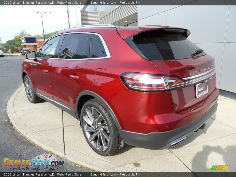 2019 Lincoln Nautilus Reserve AWD Ruby Red / Slate Photo #3