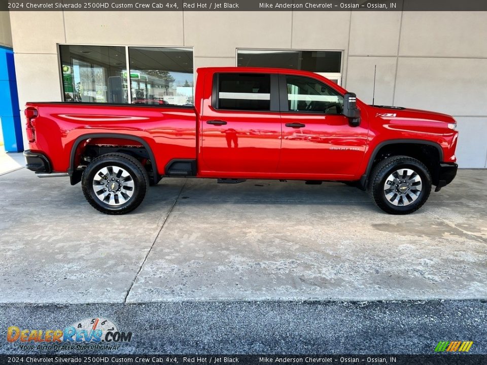 Red Hot 2024 Chevrolet Silverado 2500HD Custom Crew Cab 4x4 Photo #6