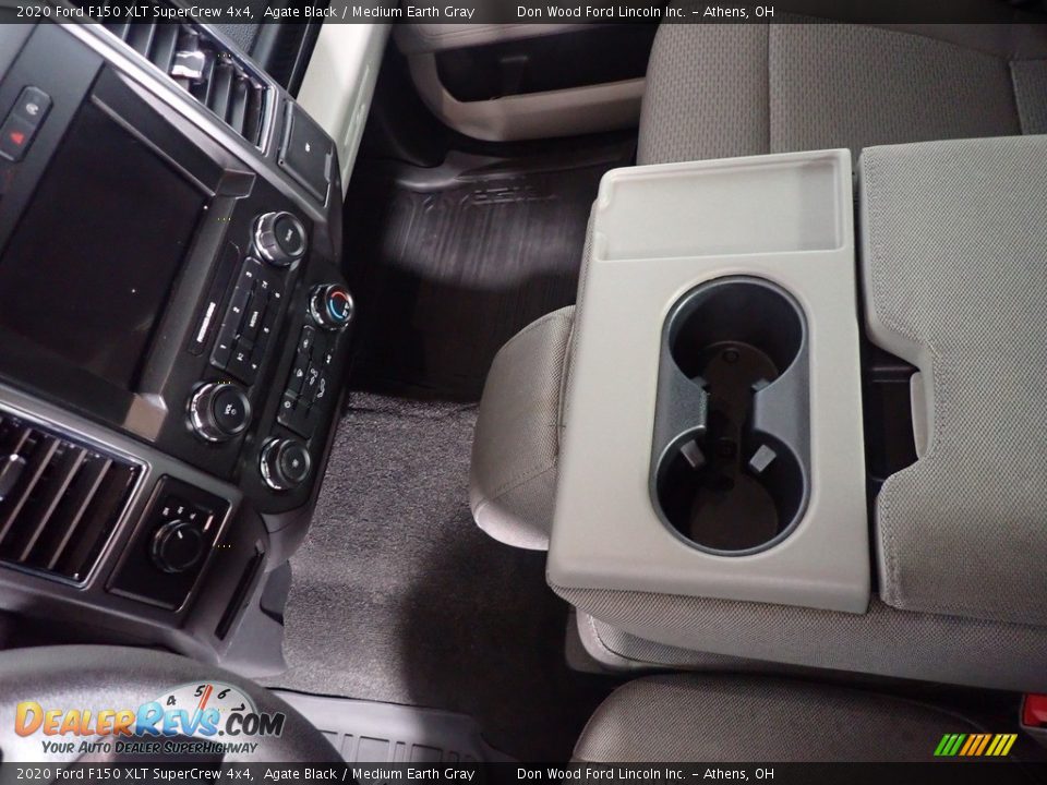 2020 Ford F150 XLT SuperCrew 4x4 Agate Black / Medium Earth Gray Photo #31