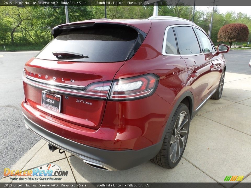 2019 Lincoln Nautilus Reserve AWD Ruby Red / Slate Photo #6