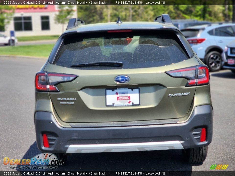 2022 Subaru Outback 2.5i Limited Autumn Green Metallic / Slate Black Photo #4