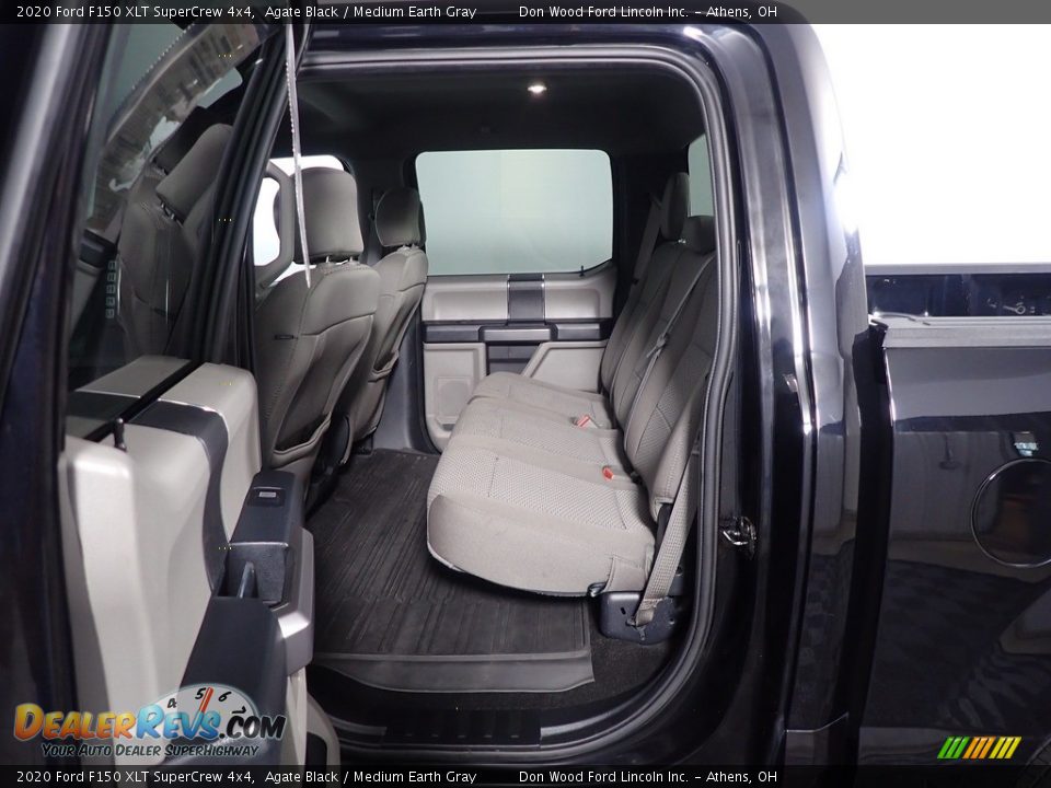 2020 Ford F150 XLT SuperCrew 4x4 Agate Black / Medium Earth Gray Photo #34