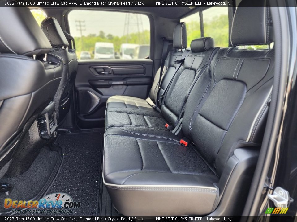 Rear Seat of 2023 Ram 1500 Limited Crew Cab 4x4 Photo #7