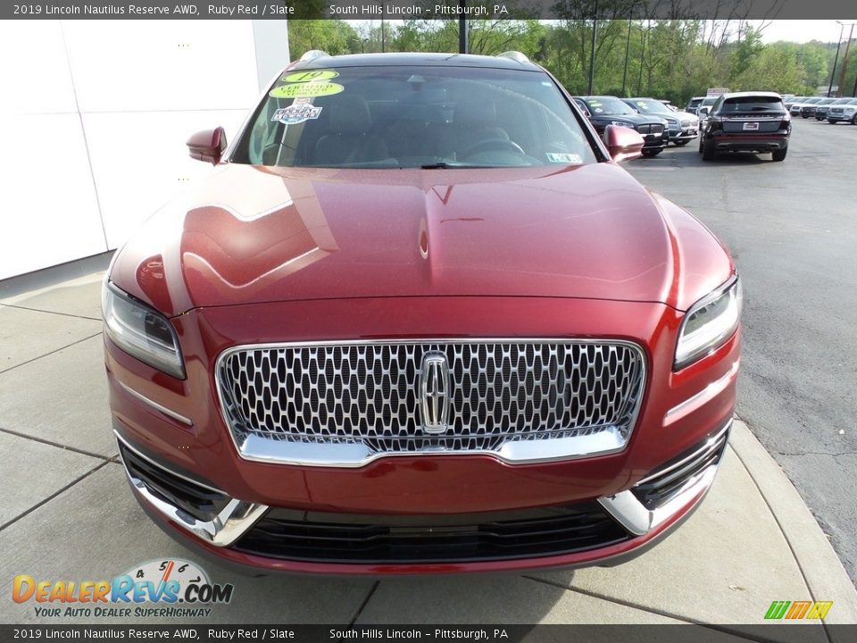 2019 Lincoln Nautilus Reserve AWD Ruby Red / Slate Photo #9