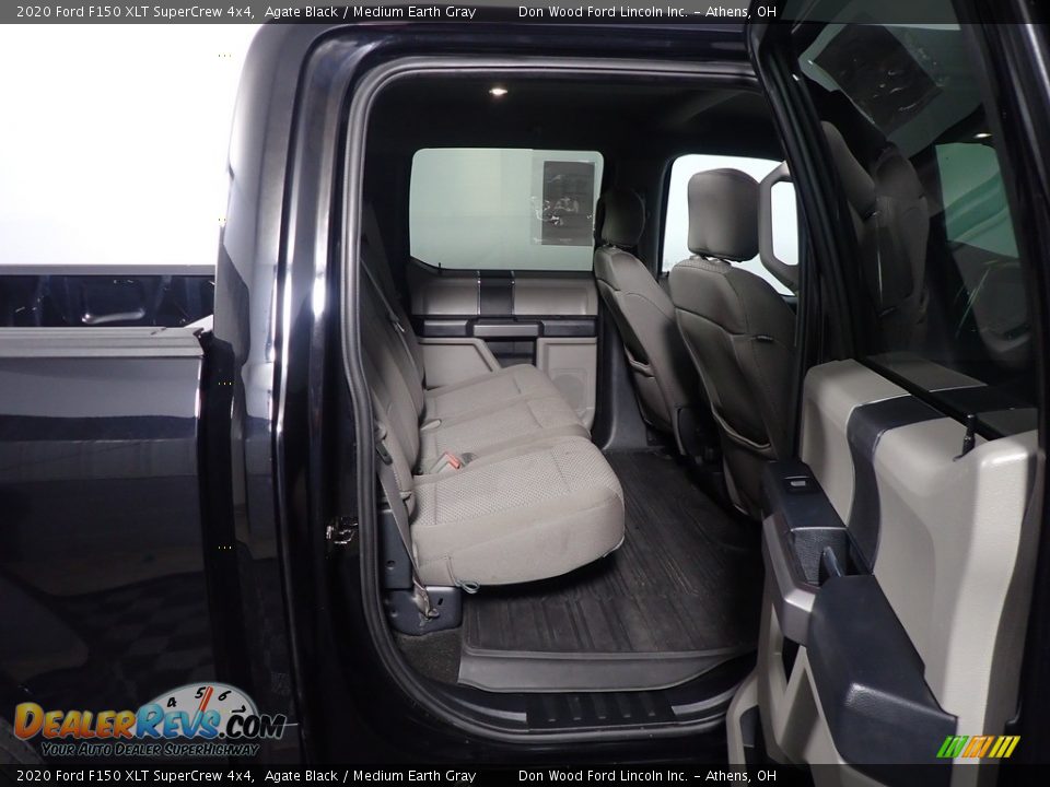 2020 Ford F150 XLT SuperCrew 4x4 Agate Black / Medium Earth Gray Photo #36