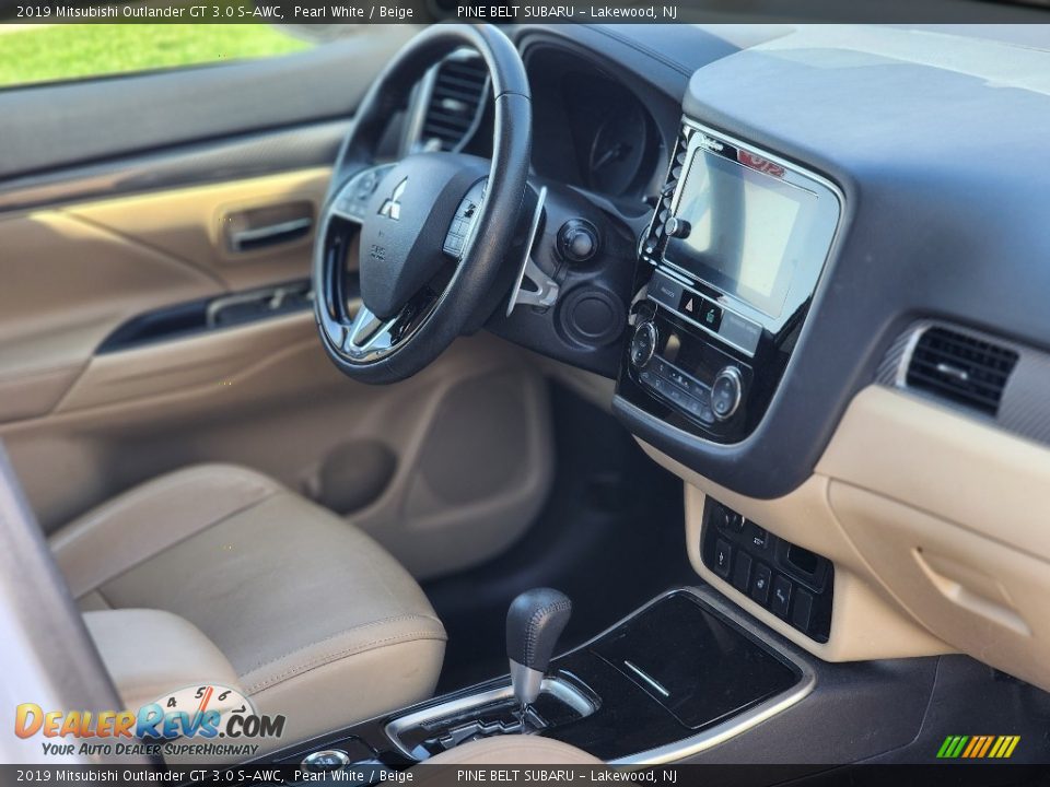 Beige Interior - 2019 Mitsubishi Outlander GT 3.0 S-AWC Photo #3